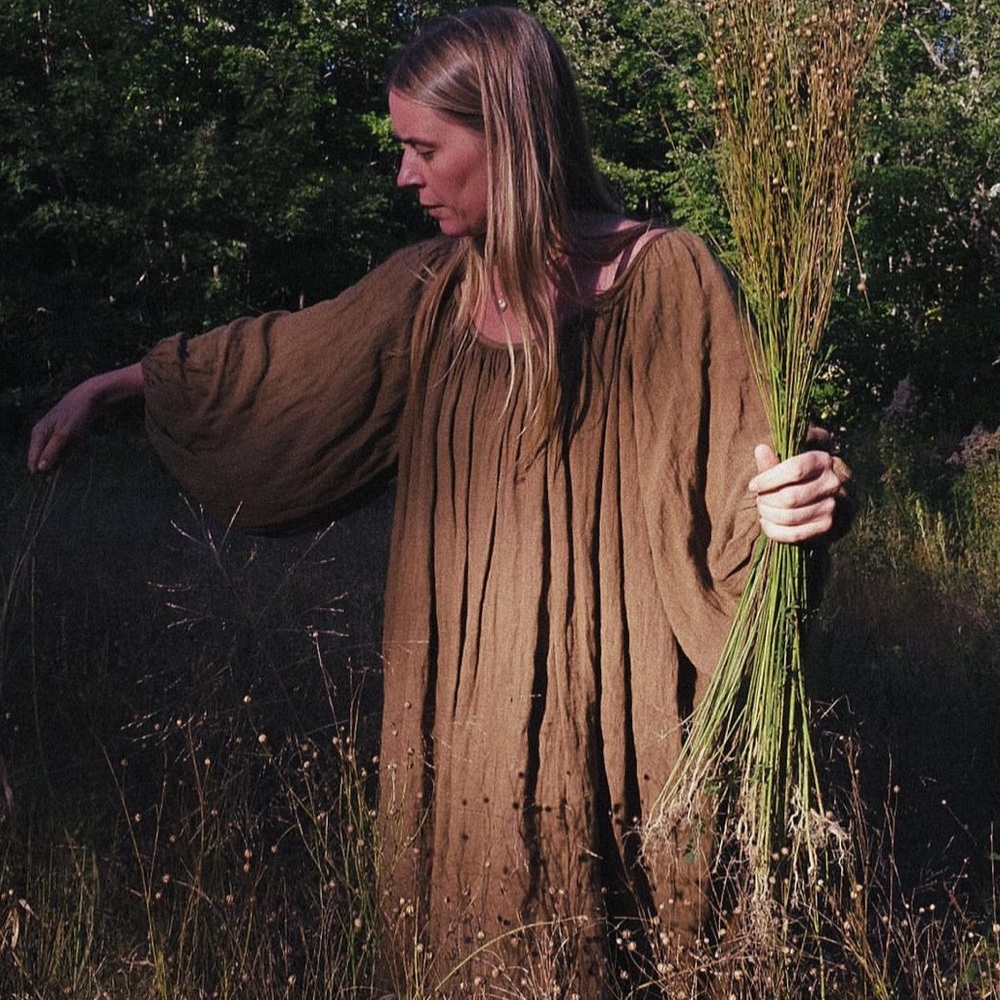 Rudy Jude Gather Dress - Moss - L
